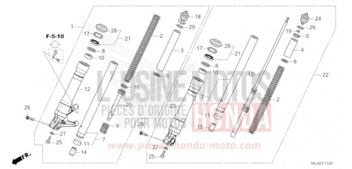 GABEL, VORNE CMX1100DR de 2024